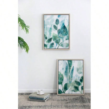 19x 25.5 Framed Printed Acrylic Decorative Wall Art, Wall Decor Living Room Bedrrom Entryway Office, Set of 2