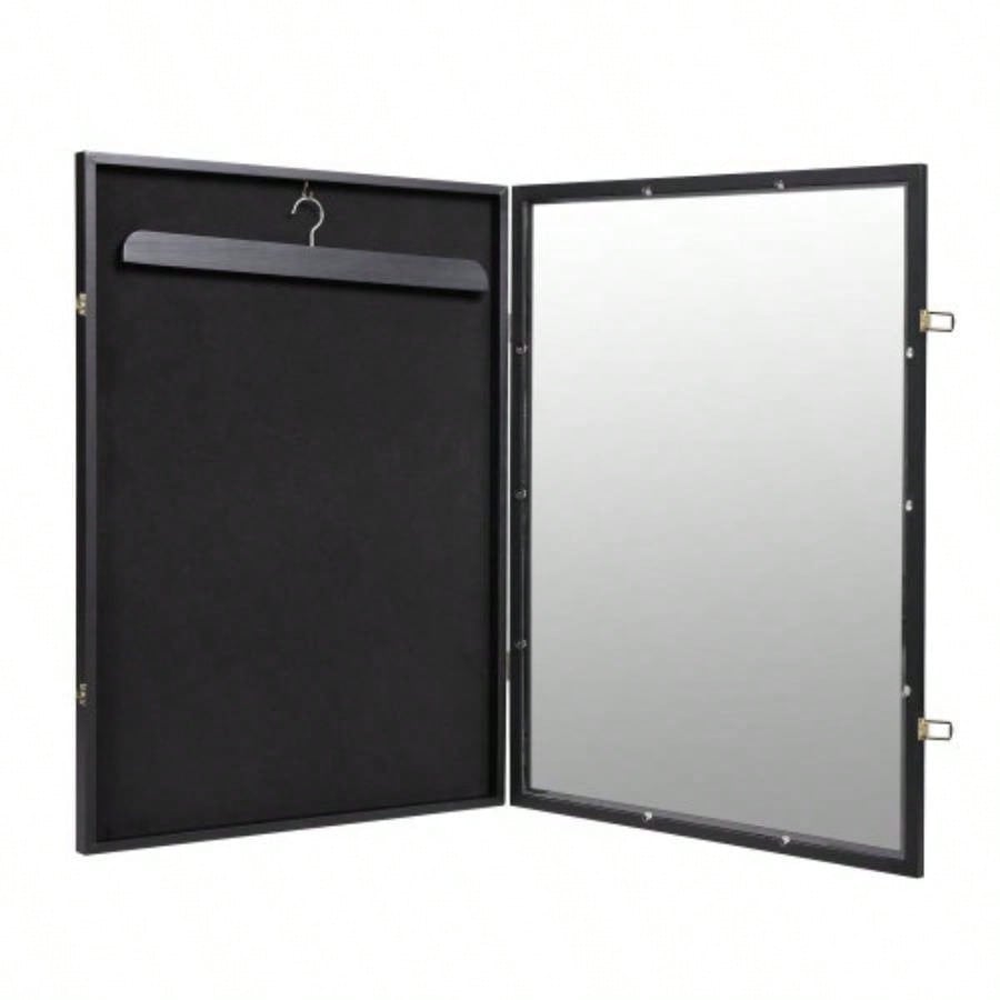 Jersey Frame Display with Lengthened Hanger Baseball Basketball Hockey Sport Shirt and Uniform, Black