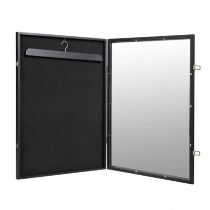 Jersey Frame Display with Lengthened Hanger Baseball Basketball Hockey Sport Shirt and Uniform, Black