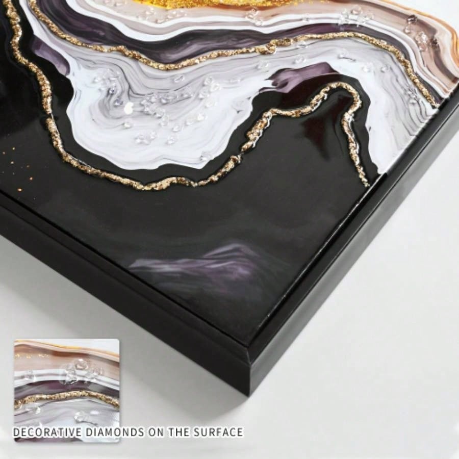 Luxury Pearl Oil Painting Wall Art Contemporary Hallway Decor Premium Canvas Mural Modern Home Entrance and Corridor decorative picture painting