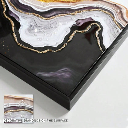 Luxury Pearl Oil Painting Wall Art Contemporary Hallway Decor Premium Canvas Mural Modern Home Entrance and Corridor decorative picture painting