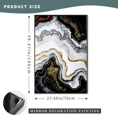 Luxury Pearl Oil Painting Wall Art Contemporary Hallway Decor Premium Canvas Mural Modern Home Entrance and Corridor decorative picture painting