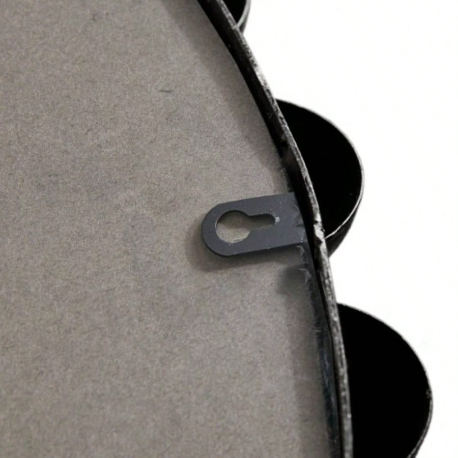 Beaded Round Wall Mirror 27D