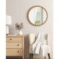 Beaded Round Wall Mirror 27D