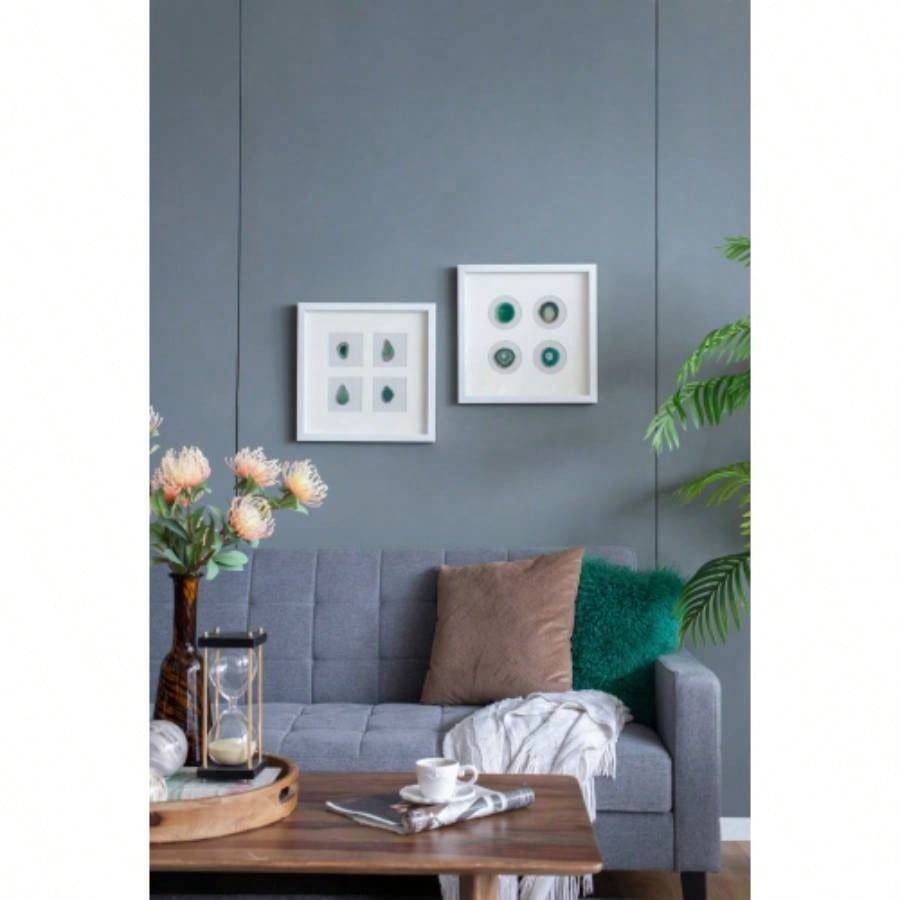 S/2 15.57x1.2x15. Shadow Box Wall Dcor