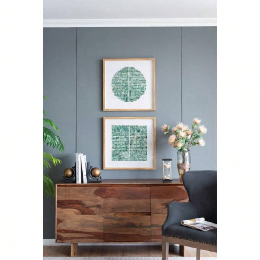 S/2 15.57x1.2x15. Shadow Box Wall Dcor