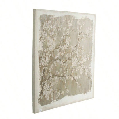 60x 48 Large Cherry Blossom Canvas Art Print, Home Decor Accent Piece