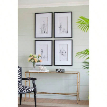 Set of 4 Botanical Wall Art Prints, Home Decor Living Room, Dining Room, Bedroom, Hallway, 20x 28