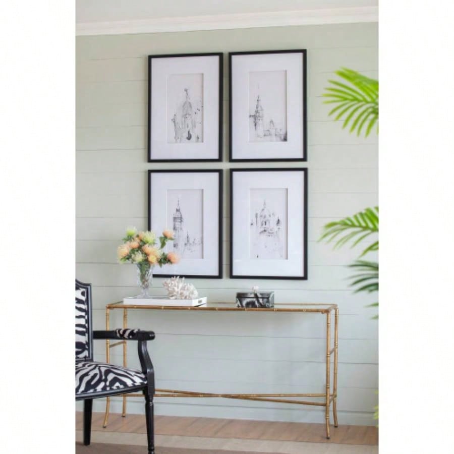 Set of 4 Botanical Wall Art Prints, Home Decor Living Room, Dining Room, Bedroom, Hallway, 20x 28