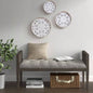 Distressed White Floral 3 - piece Carved Wood Wall Decor Set