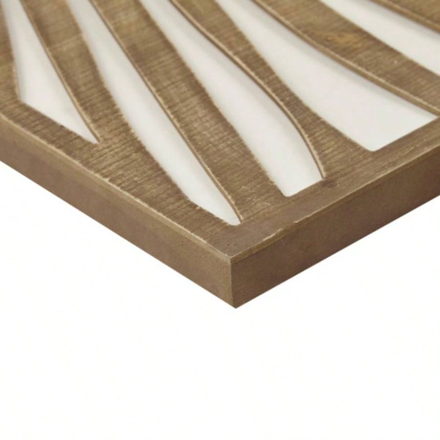 Two - tone 2 - piece Wood Panel Wall Decor Set