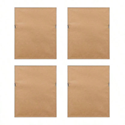 4 - piece Botanical Illustration Framed Canvas Wall Art Set