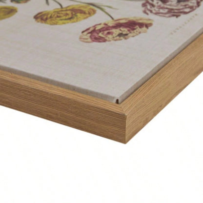 4 - piece Botanical Illustration Framed Canvas Wall Art Set