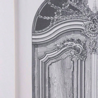Set of 2 Pencil Architectual Wall Art, Wall Decor Accent, 24x 32
