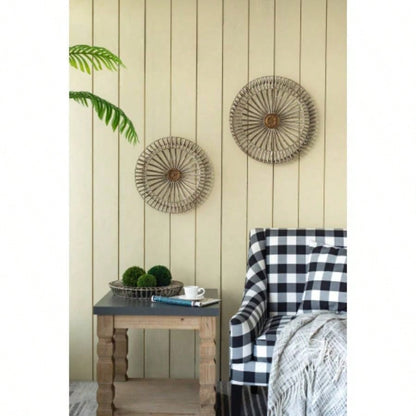 Set of 3 Jennings Metal Discs, Wall Decor