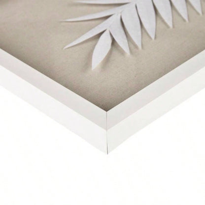 Framed Rice Paper Leaves 3 - piece Shadowbox Wall Decor Set