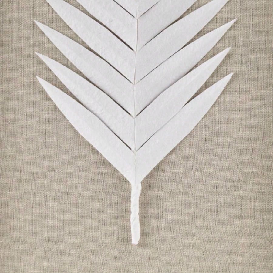 Framed Rice Paper Leaves 3 - piece Shadowbox Wall Decor Set