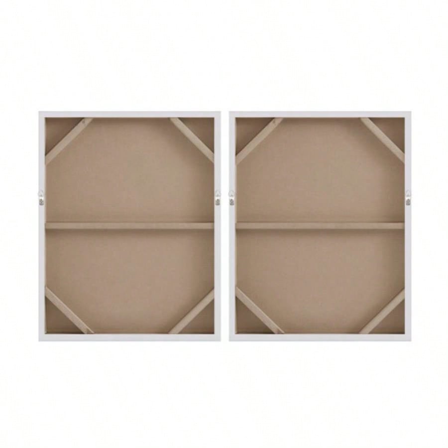 Heavily Embellished 2 - piece Canvas Wall Art Set