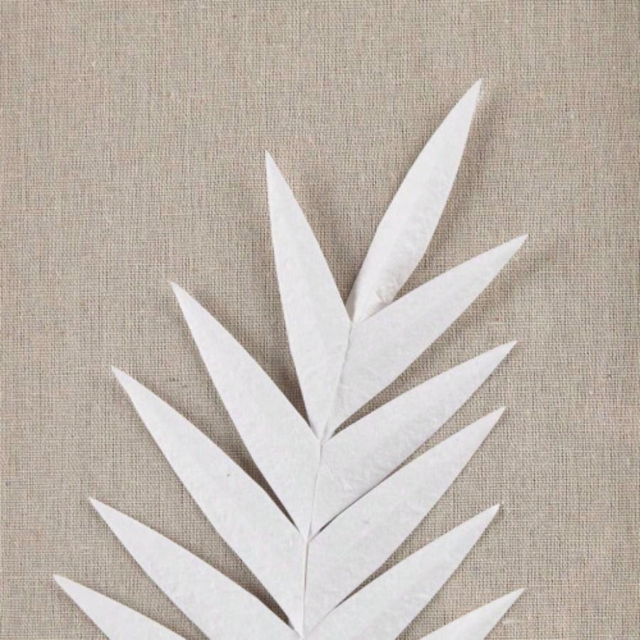 Framed Rice Paper Leaves 3 - piece Shadowbox Wall Decor Set
