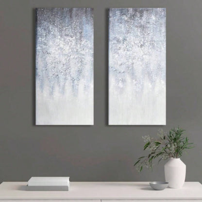 Heavily Embellished 2 - piece Canvas Wall Art Set