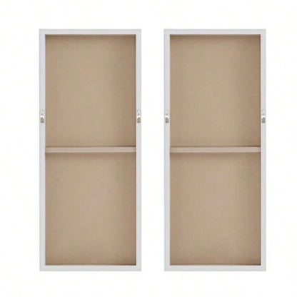 Heavily Embellished 2 - piece Canvas Wall Art Set