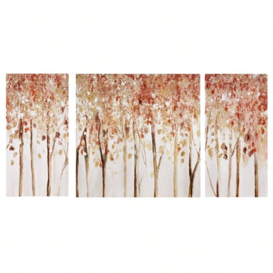 Triptych 3 - piece Textured Canvas Wall Art Set