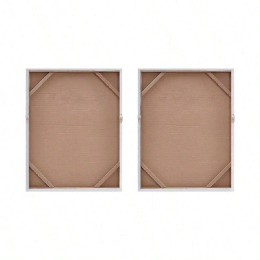 Heavily Embellished 2 - piece Canvas Wall Art Set