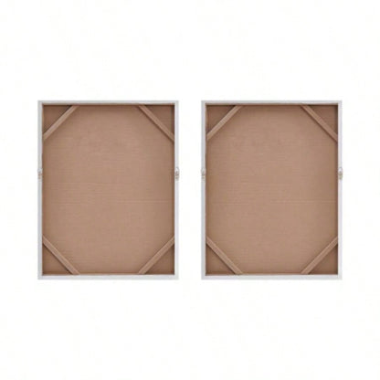 Heavily Embellished 2 - piece Canvas Wall Art Set