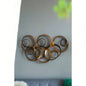 38.5x22x4.2 Seretha Gold Leaf Wall Dcor