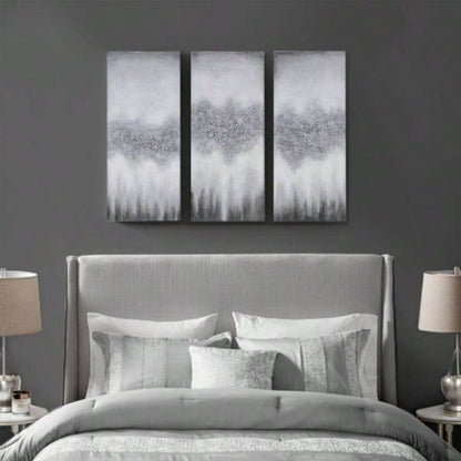 Heavily Embellished 3 - piece Canvas Wall Art Set