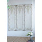 Set of 3 Large White Wall Art Panel, Rectangle Wall Sculpture, Wall Dcor Living Room Dining Room Office Bedroom, 21x 71