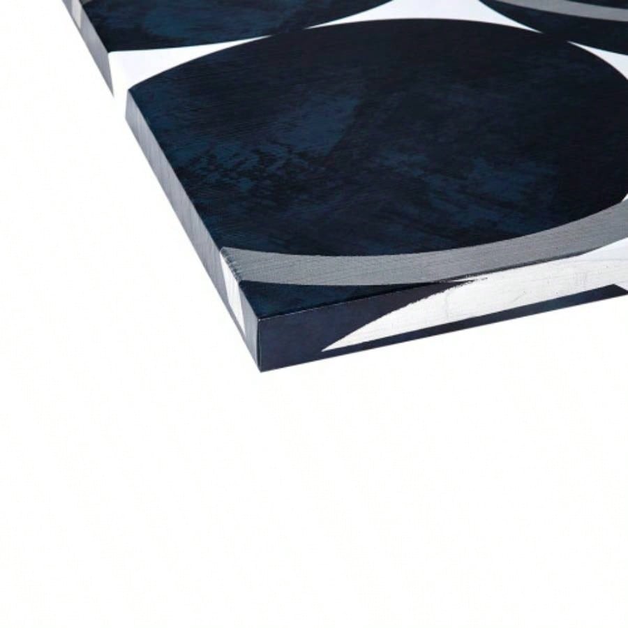 Silver Foil Abstract 2 - piece Canvas Wall Art Set