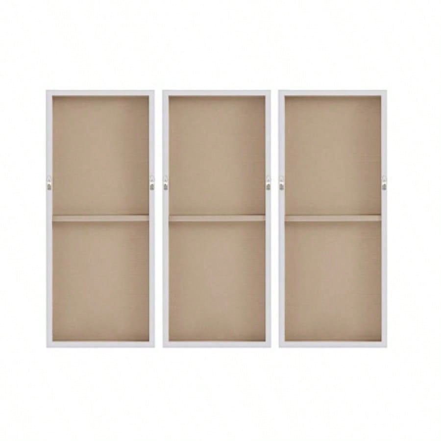 Heavily Embellished 3 - piece Canvas Wall Art Set