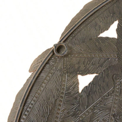 Textured 3 - piece Metal Disc Wall Decor Set