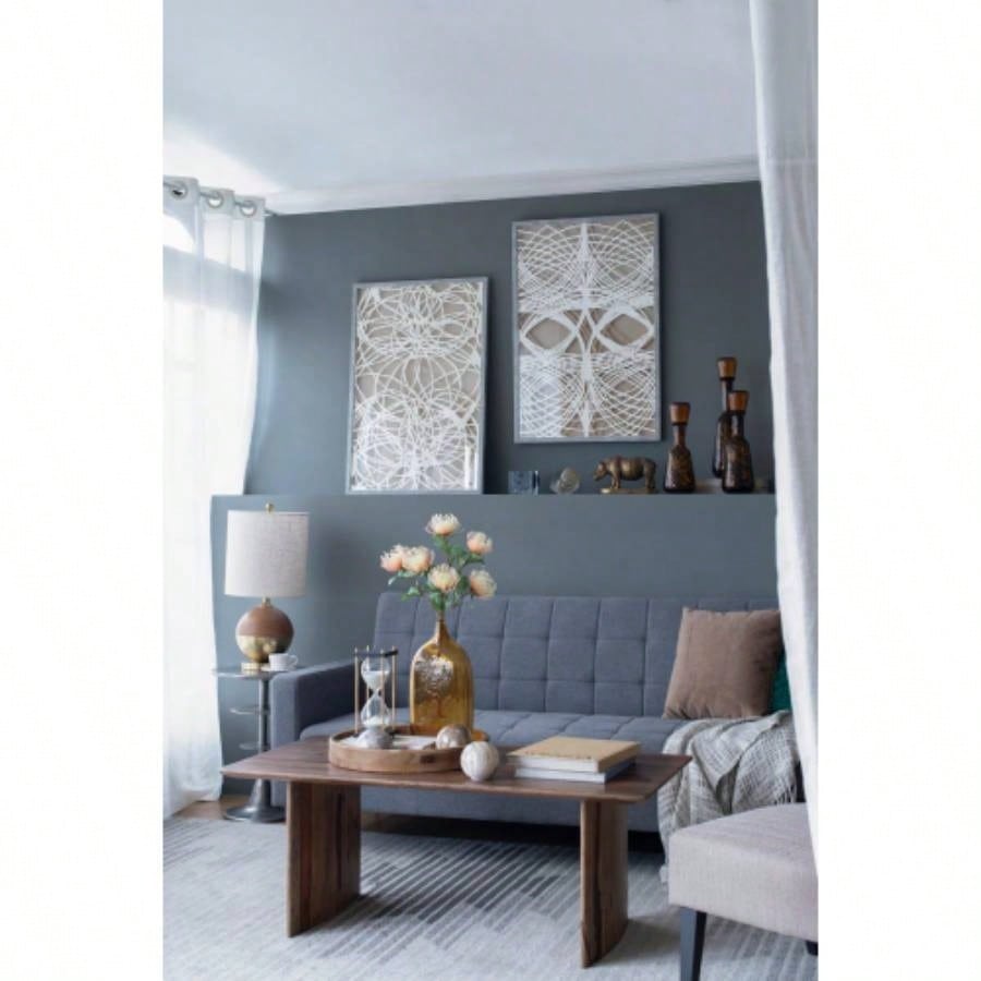S/2 Leaf Shadow Box Wall Dcor, 23.5x1x35.5