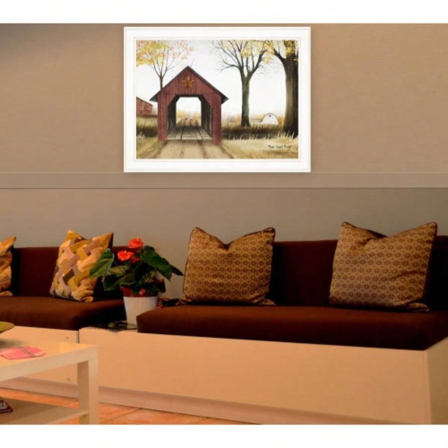 Buck County Bridge by Billy Jacobs, Ready to Hang Framed Print, White Frame