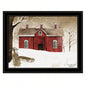 Trendy Decor 4U New Fallen Snow Framed Wall Art, Modern Home Decor Framed Print Living Room, Bedroom Farmhouse Wall Decoration by Billy Jacobs