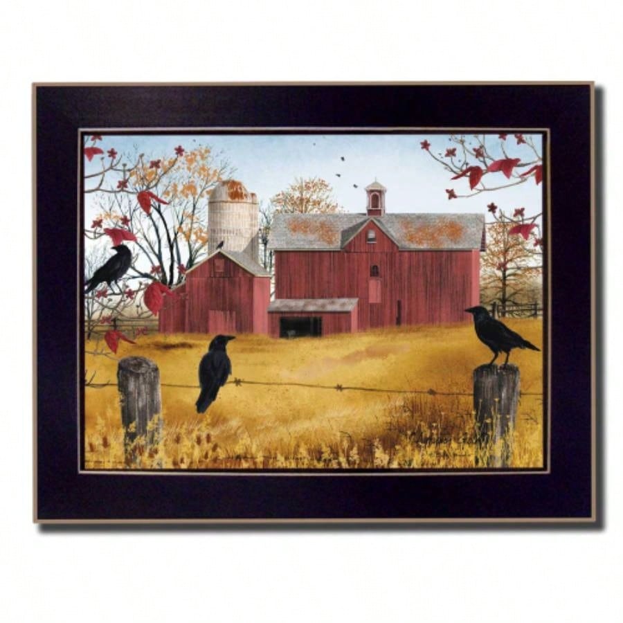Autumn Gold By Billy Jacobs, Printed Wall Art, Ready To Hang Framed Poster, Black Frame