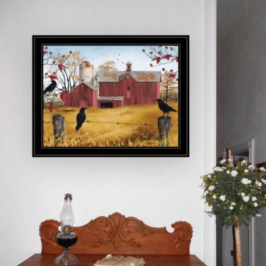 Autumn Gold by Billy Jacobs, Ready to Hang Framed Print, Black Frame