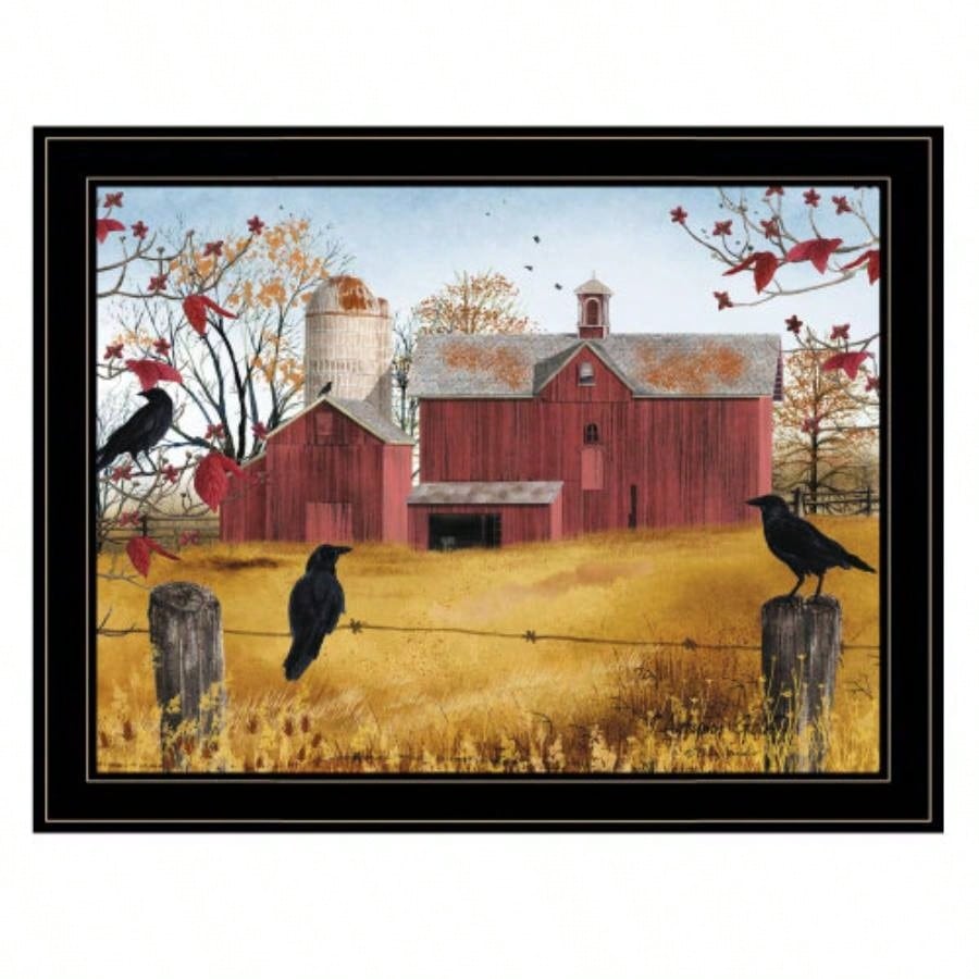 Autumn Gold by Billy Jacobs, Ready to Hang Framed Print, Black Frame