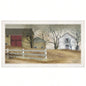Old Stone Barn by Billy Jacobs, Ready to Hang Framed Print, White Frame