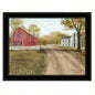 Trendy Decor 4U Summer in Country Framed Wall Art, Modern Home Decor Framed Print Living Room, Bedroom Farmhouse Wall Decoration by Billy Jacobs