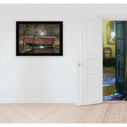 Trendy Decor 4U Warm Summers Eve Framed Wall Art, Modern Home Decor Framed Print Living Room, Bedroom Farmhouse Wall Decoration by Billy Jacobs