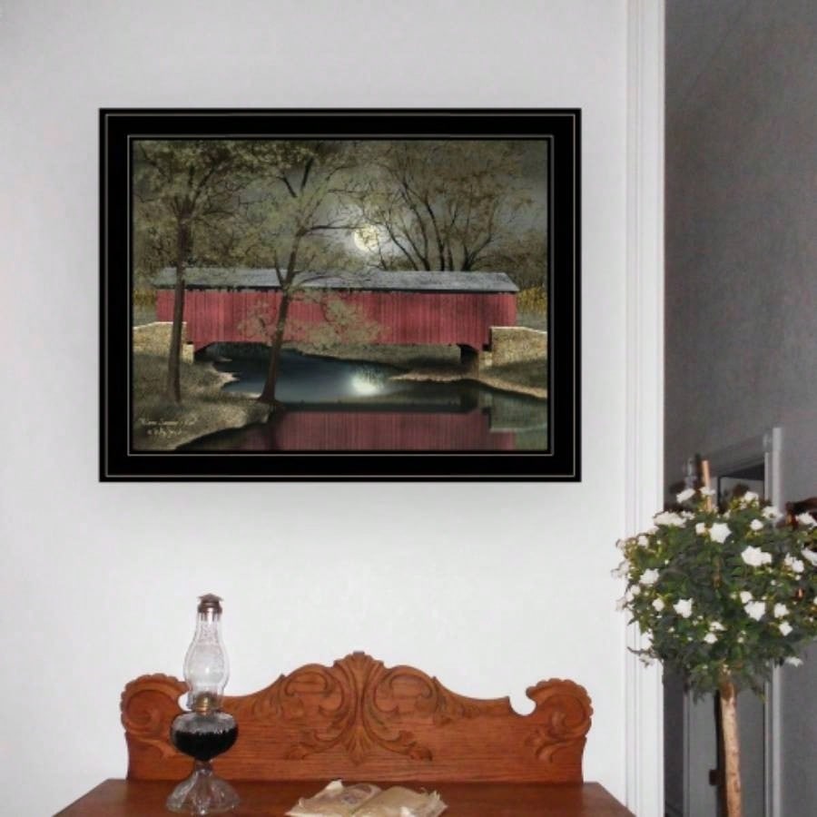Trendy Decor 4U Warm Summers Eve Framed Wall Art, Modern Home Decor Framed Print Living Room, Bedroom Farmhouse Wall Decoration by Billy Jacobs