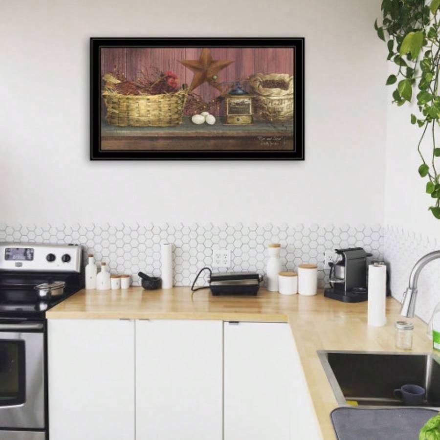Rise Shine by Billy Jacobs, Ready to Hang Framed Print, Black Frame