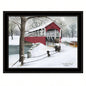 Crisp Winter Evening by Billy Jacobs, Ready to Hang Framed Print, Black Frame