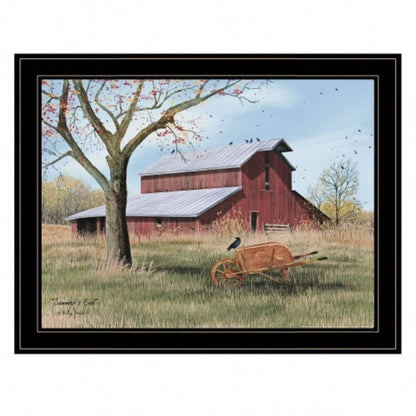 Summers End by Billy Jacobs, Ready to Hang Framed Print, Black Frame