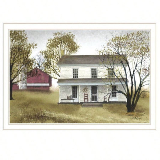 Summer Afternoon by Billy Jacobs, Ready to Hang Framed Print, White Frame