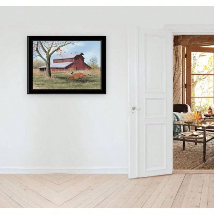 Summers End by Billy Jacobs, Ready to Hang Framed Print, Black Frame