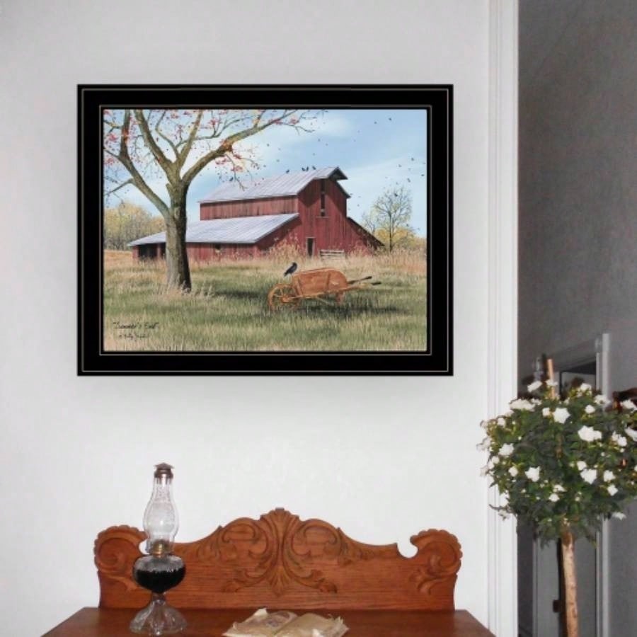 Summers End by Billy Jacobs, Ready to Hang Framed Print, Black Frame